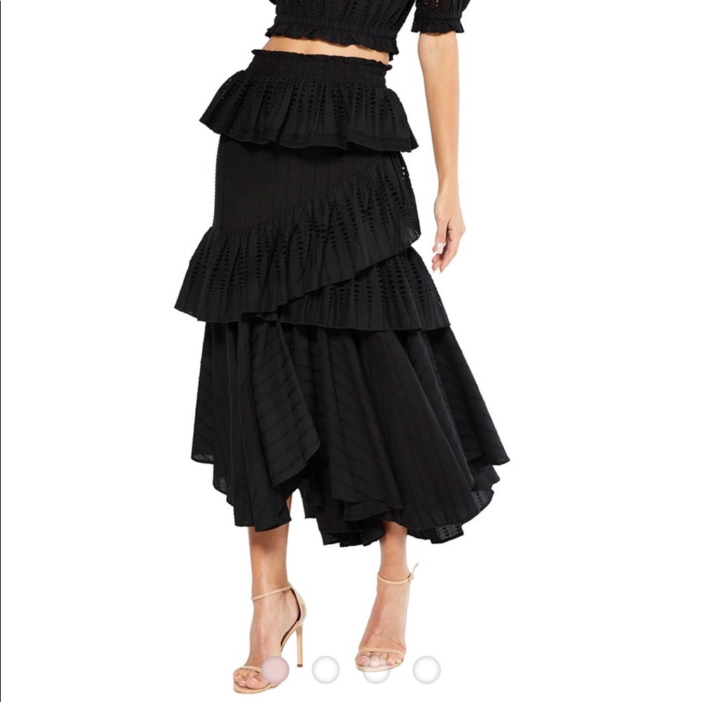 Misa Los Angeles Joseva Skirt in Black